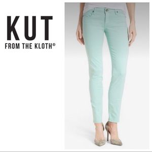 KUT from the Kloth ankle straight leg skinny jean
